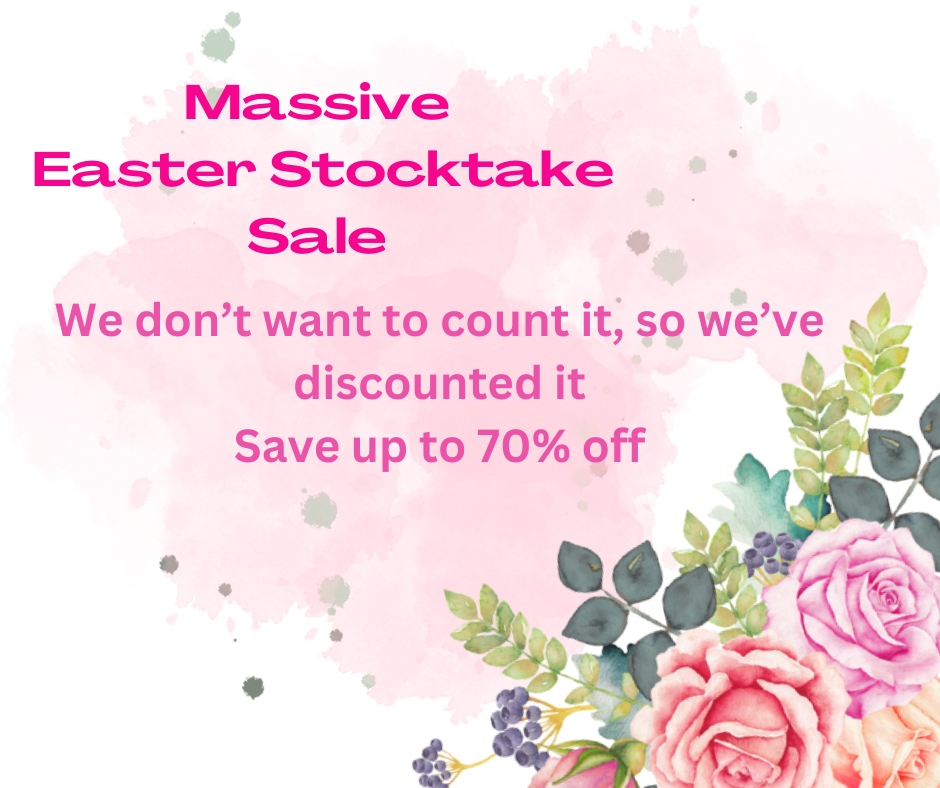 Massive Easter Stocktake Sale