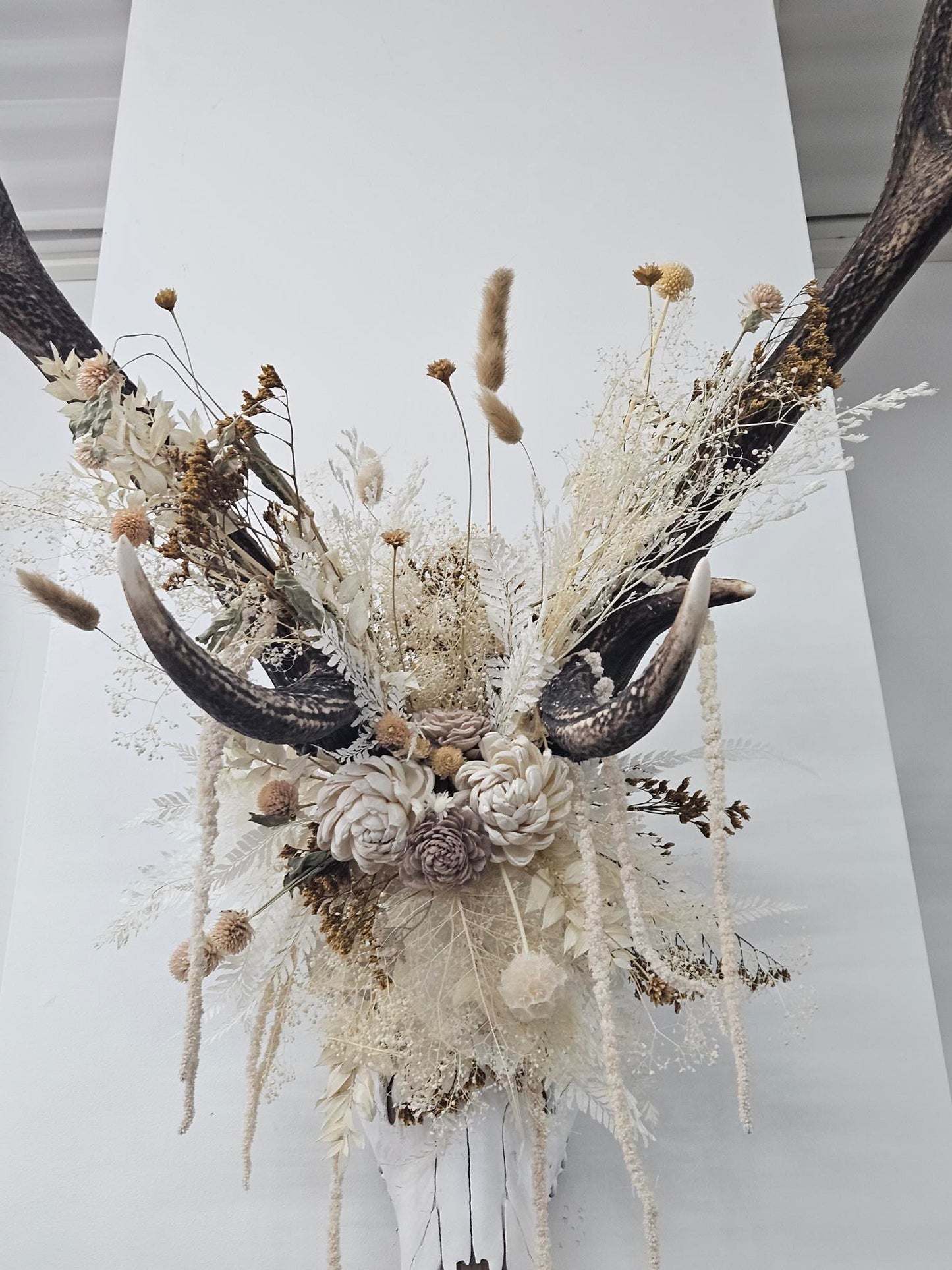 Antlers with Flowers