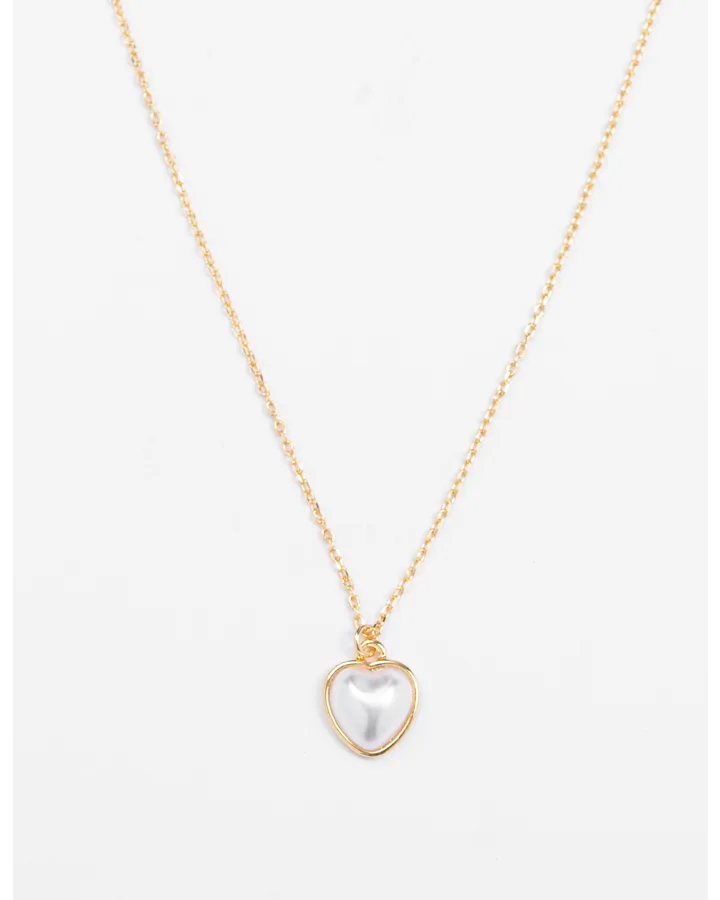 Pearl Heart Necklace