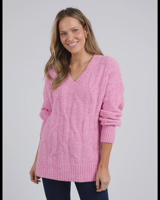 Tallulah Knit Pink Geranium