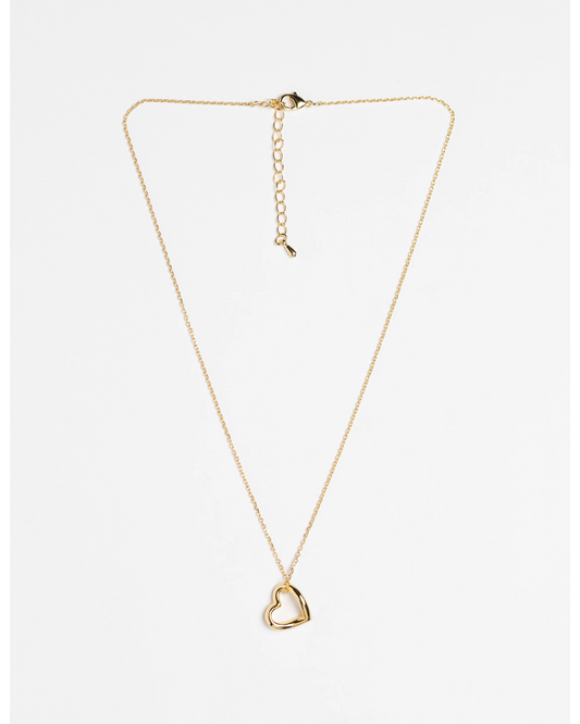 Outline Heart Necklace