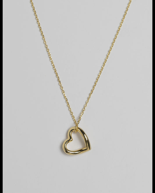 Outline Heart Necklace