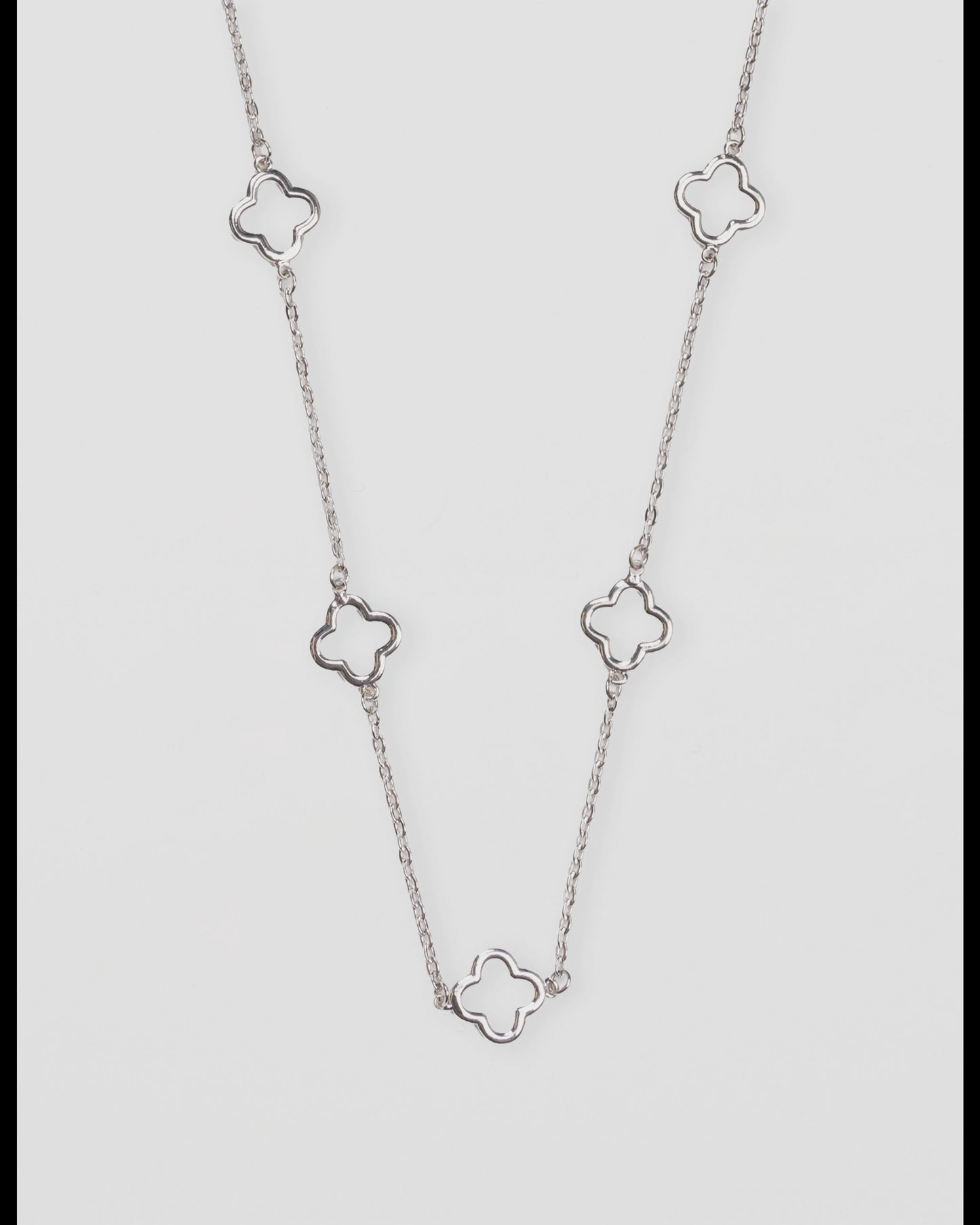 Cutout Flower Necklace
