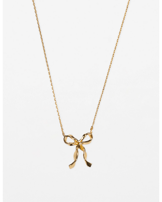 Ribbon Bow Necklace