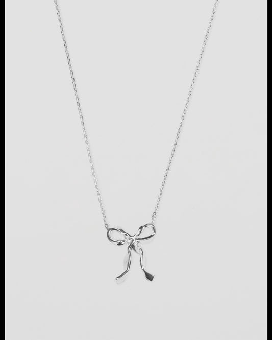 Ribbon Bow Necklace