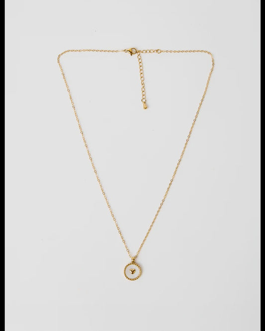 Shell Mini Heart Necklace