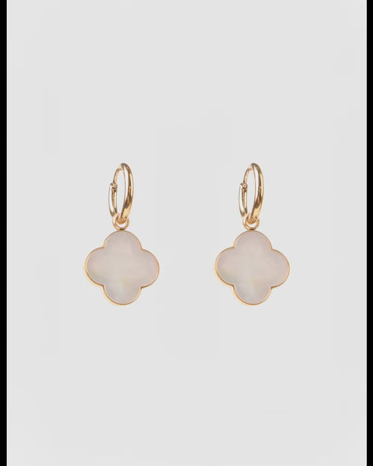 Shell Clover Earrings