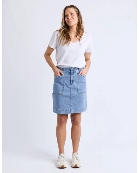 Atlas Denim Skirt