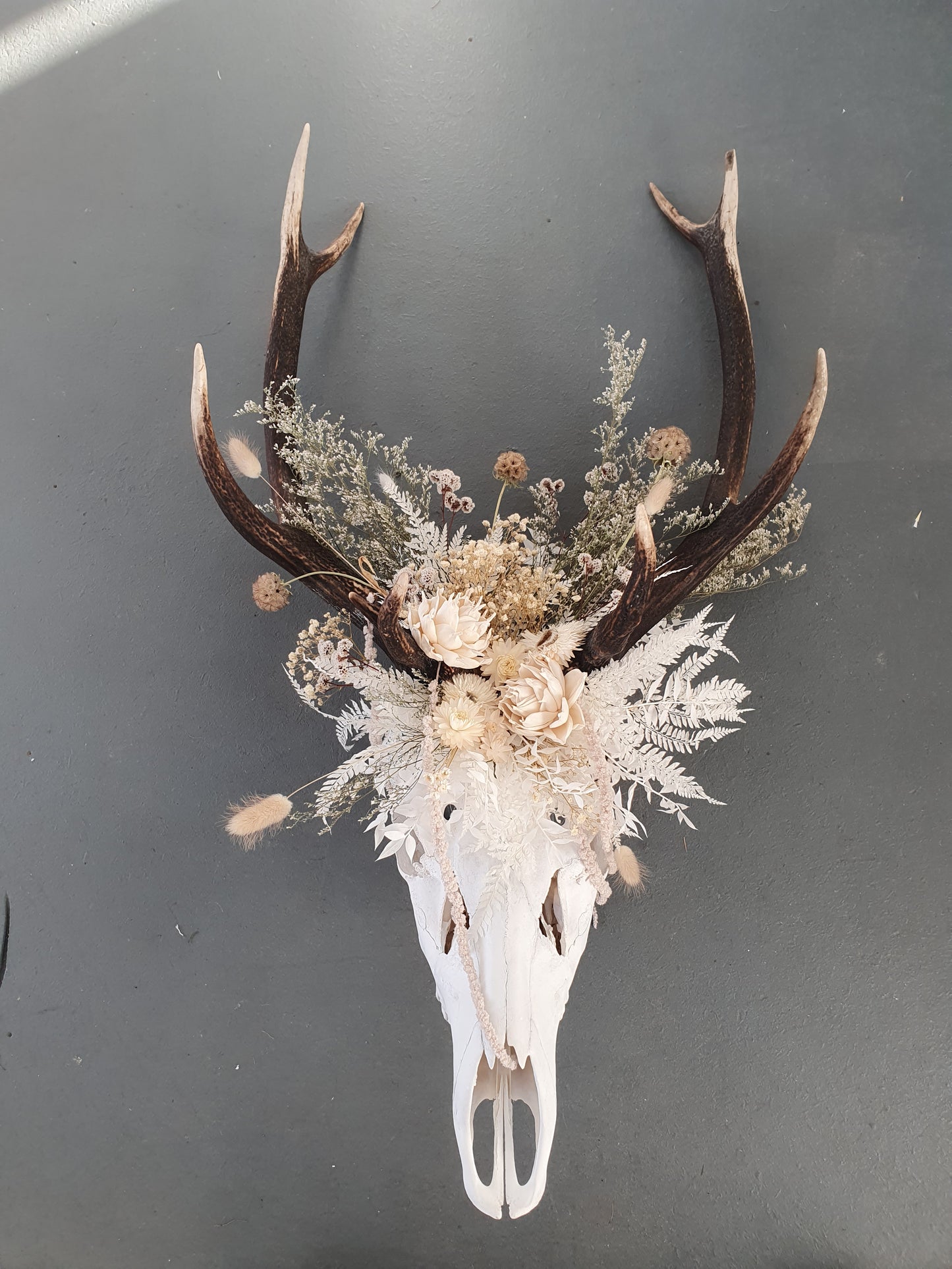 Antlers with Flowers