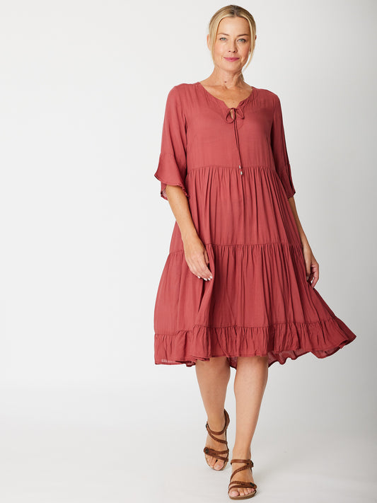 Jess Dress Cinnamon
