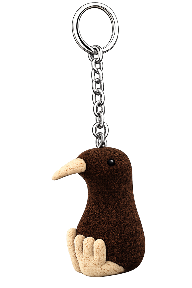 Felt Kiwi Keyring