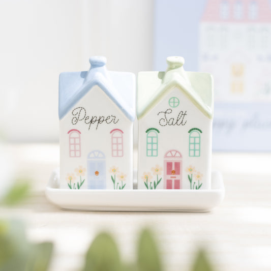 House Salt & Pepper Shakers