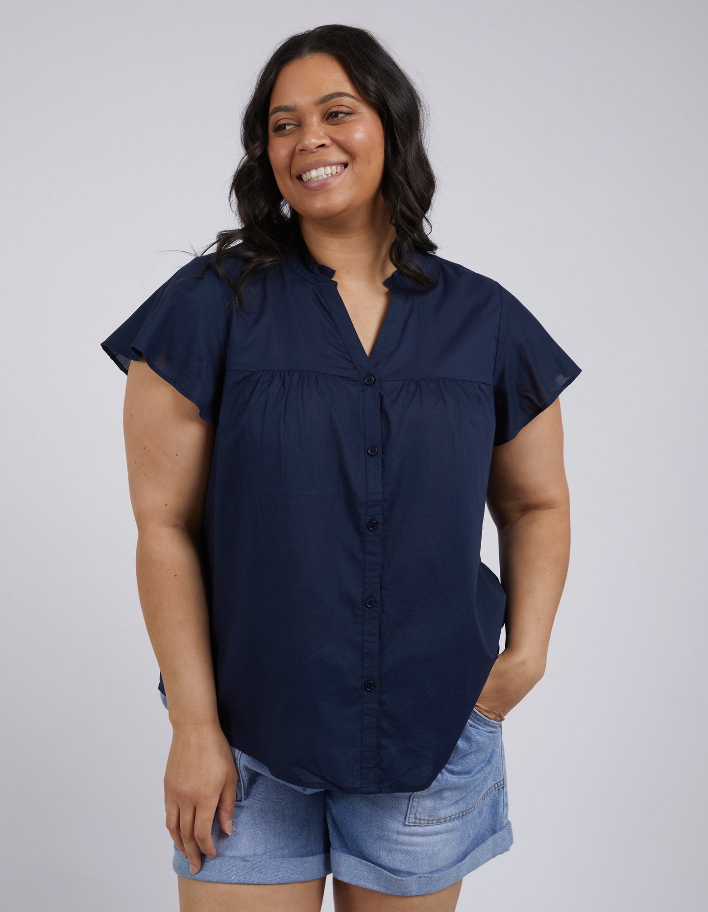 Blake Blouse Navy