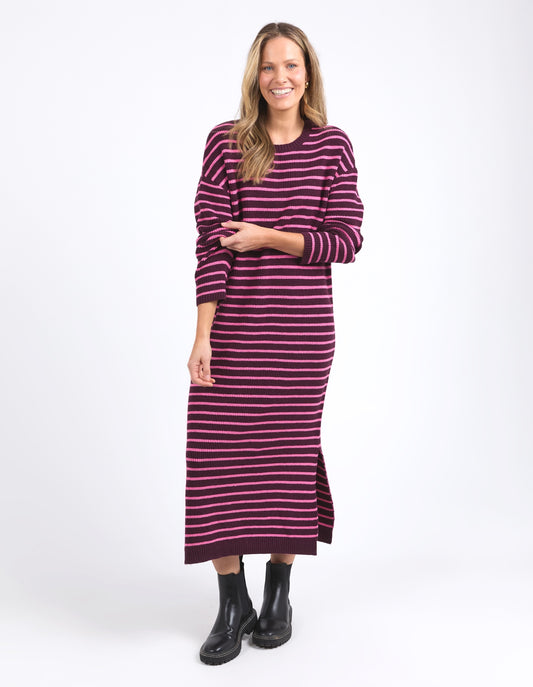 Tess Stripe Knit Dress