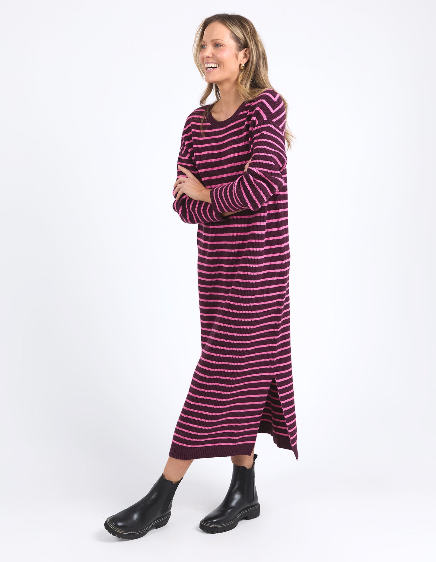 Tess Stripe Knit Dress