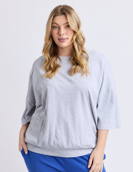 Maizie Sweat Grey Marle