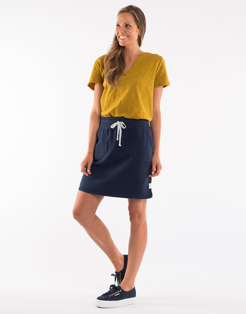 Navy Cassie Skirt
