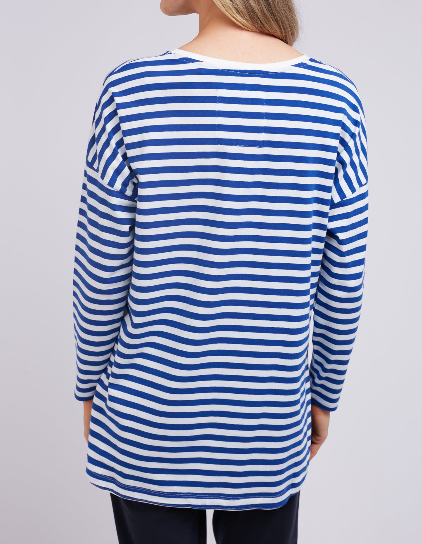 Lauren Cobalt Stripe Tee
