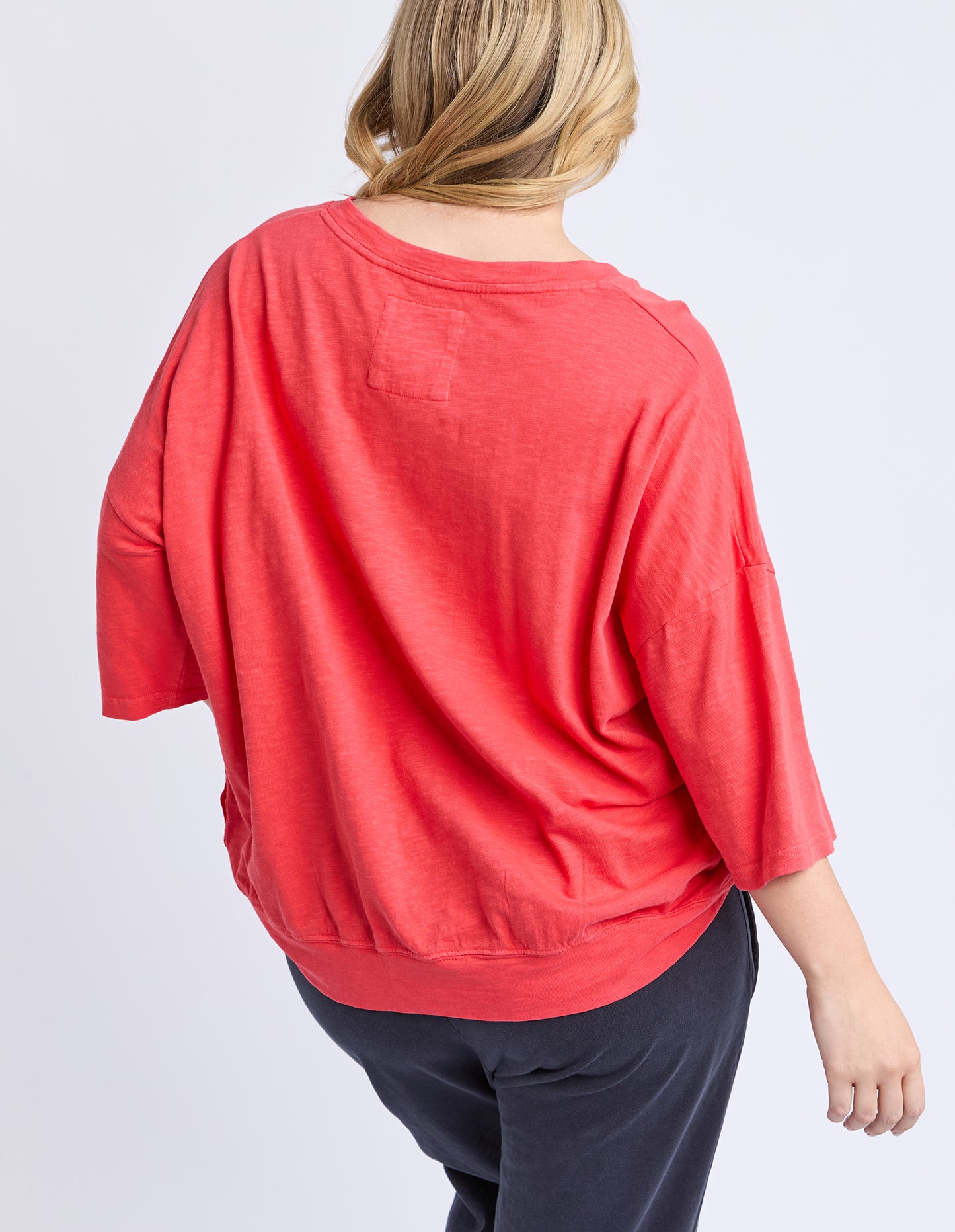 Maizie Sweat Vee Neck Cayenne