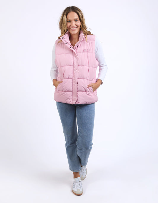 Core Puffer Vest Soft Pink