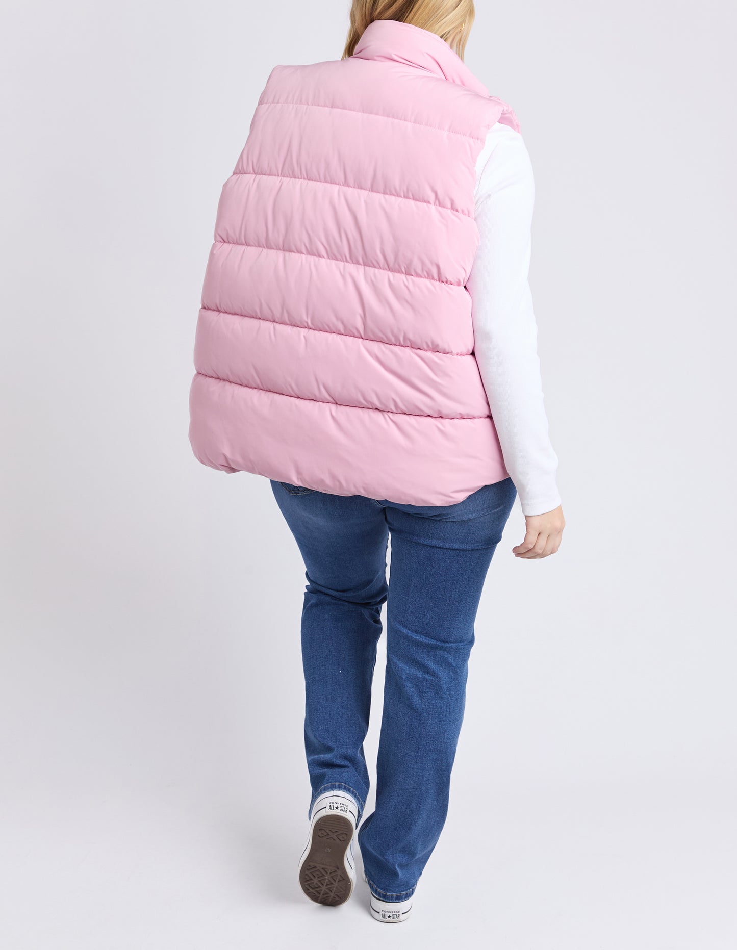 Core Puffer Vest Soft Pink