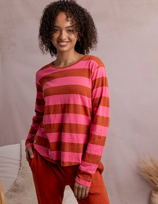 Spritz L/S Tee Earth Brown