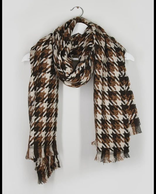 Houndstooth Scarf