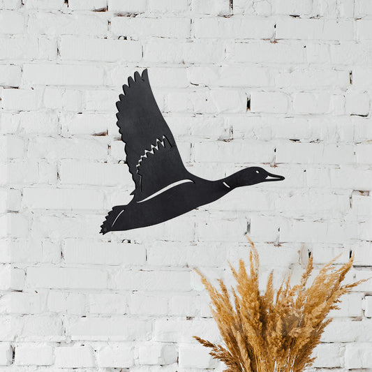 Flying Duck Metal Art