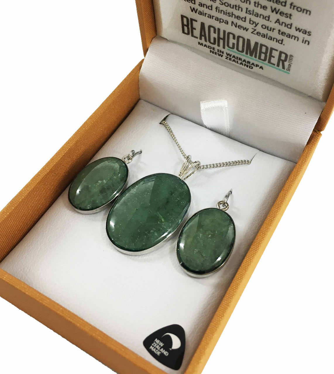 Oval Greenstone Set