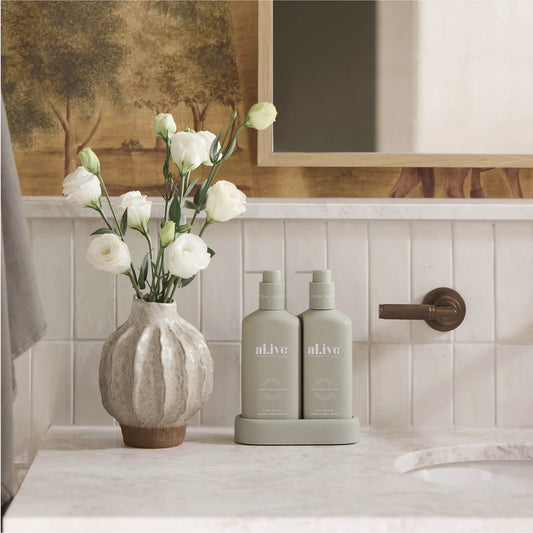 Compact Bathroom Duo