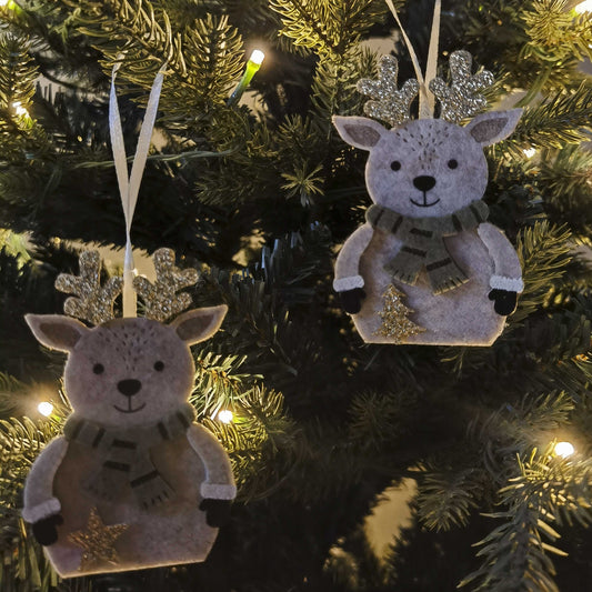 Felt Reindeer Decoration