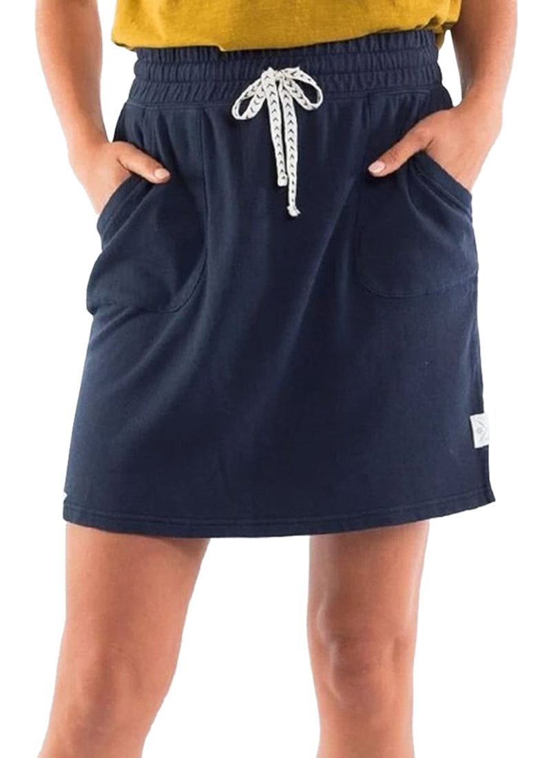 Navy Cassie Skirt