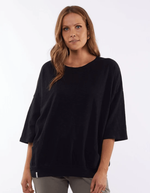 Maizie Sweat Black