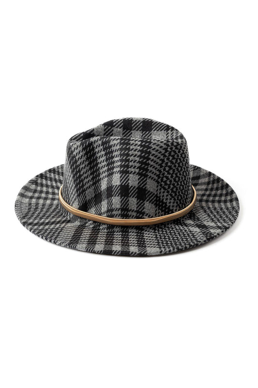 Plaid Fedora