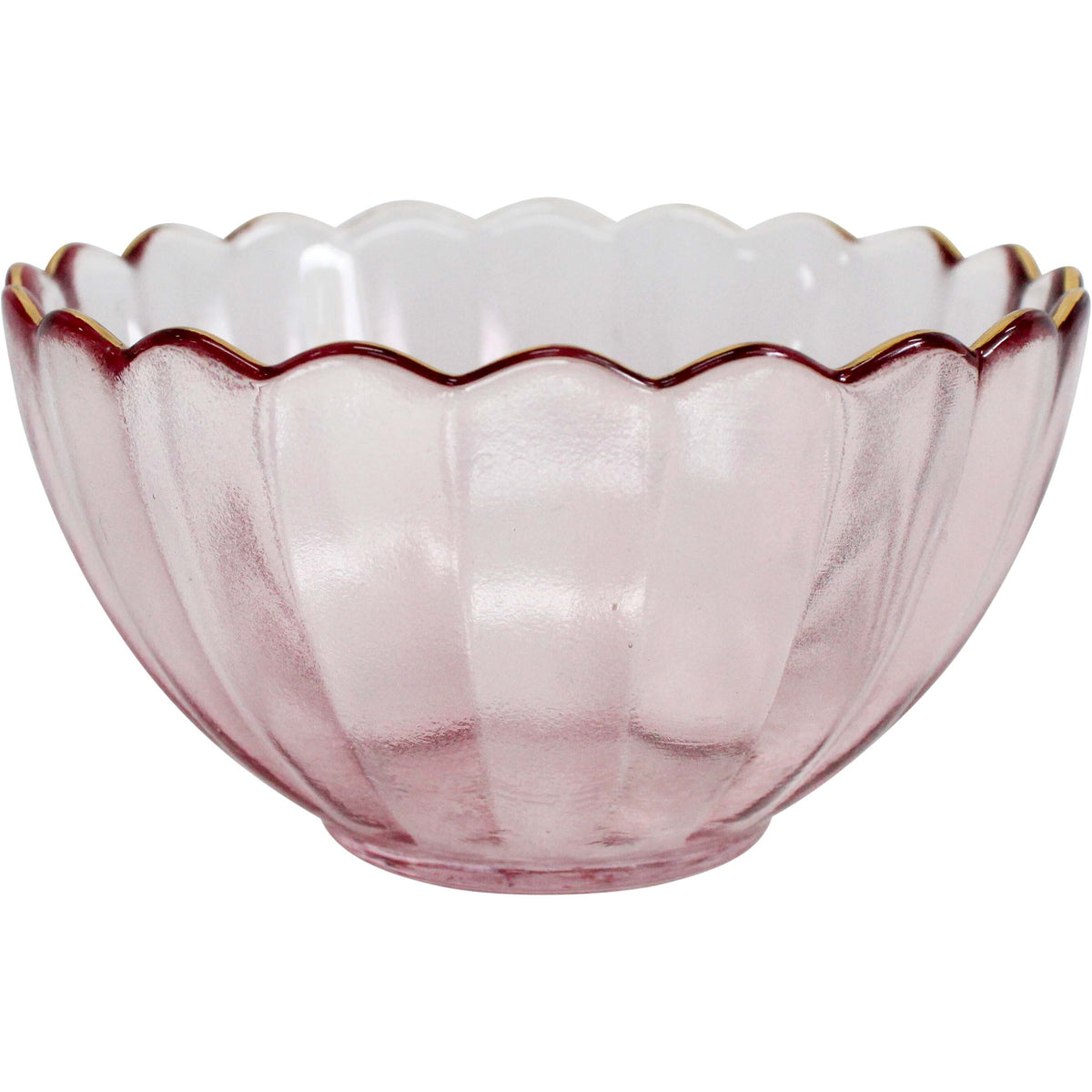 Scalloped Glass Bowl