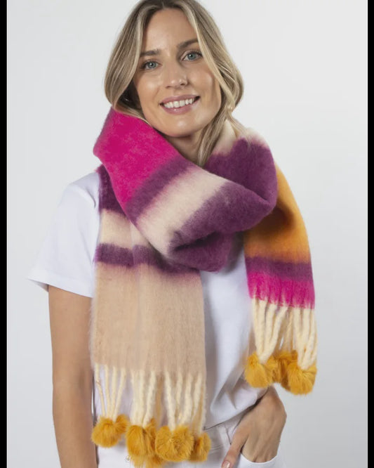 Pompom Scarf