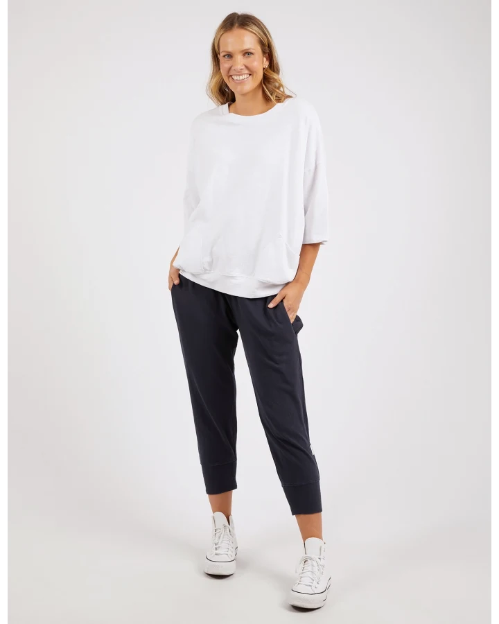 Maizie Sweat White