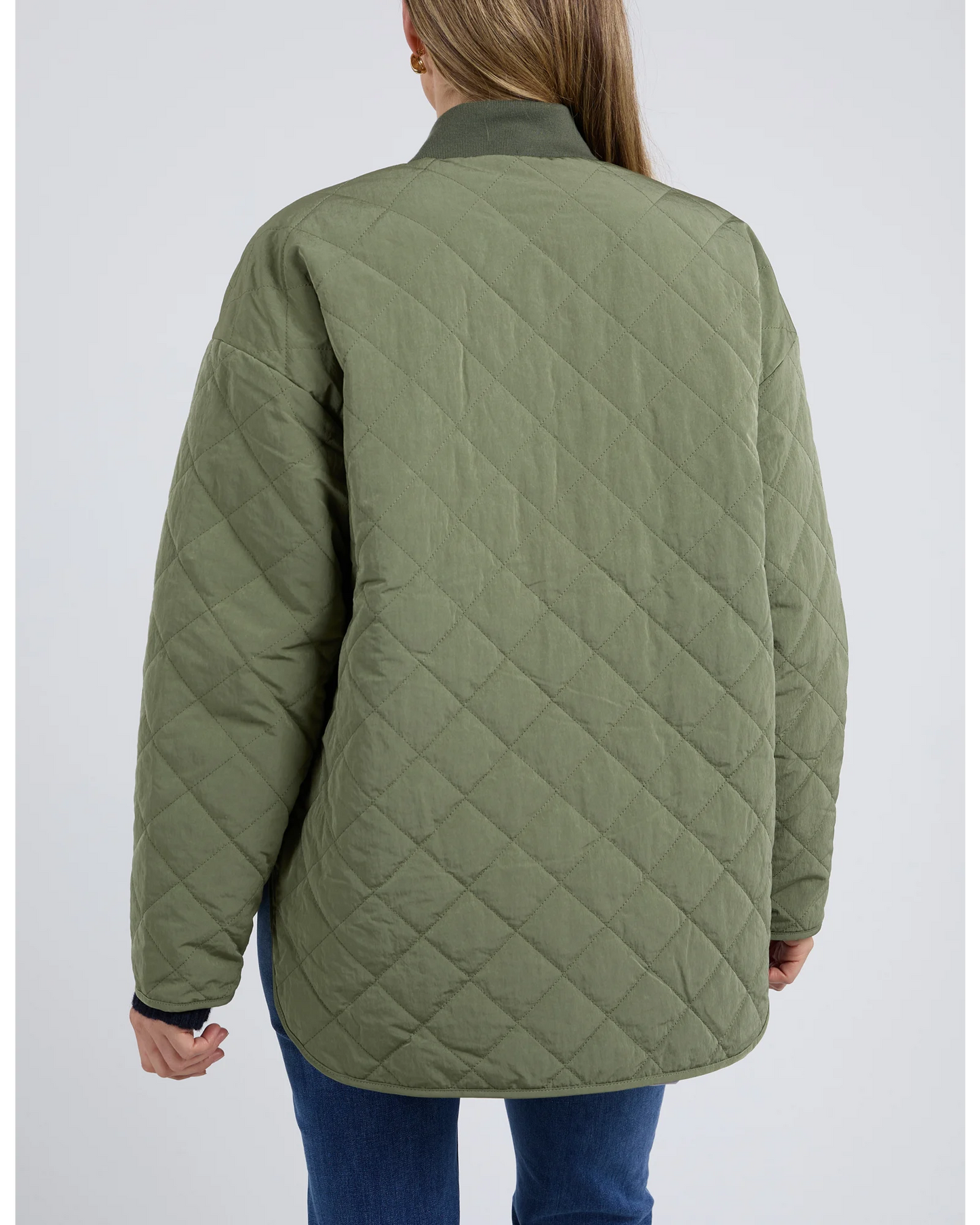 Miley Quilted Jacket - Clover