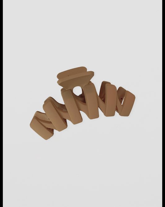 Matt Hair Claw Zigzag