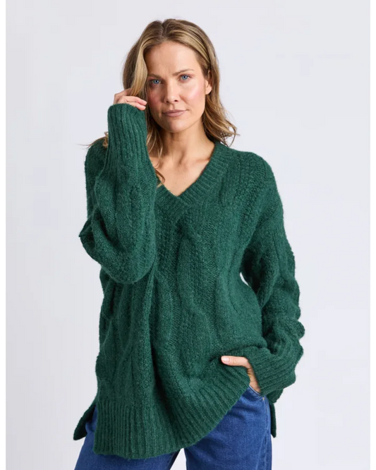 Tallulah Knit Dark Green