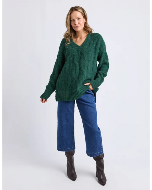 Tallulah Knit Dark Green