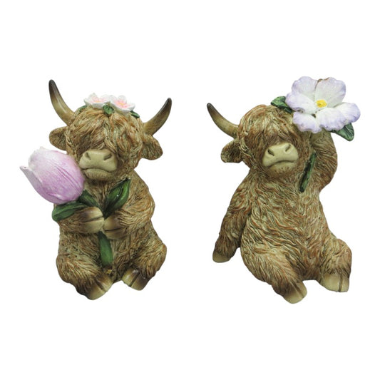 Highland Cow Statue
