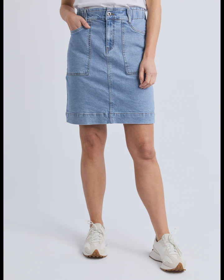 Atlas Denim Skirt