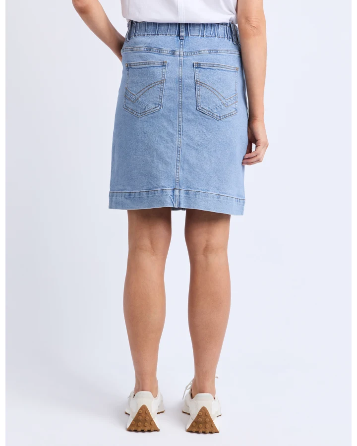 Atlas Denim Skirt