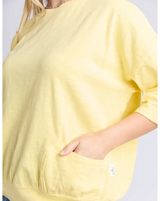 Maizie Sweat Pale Banana