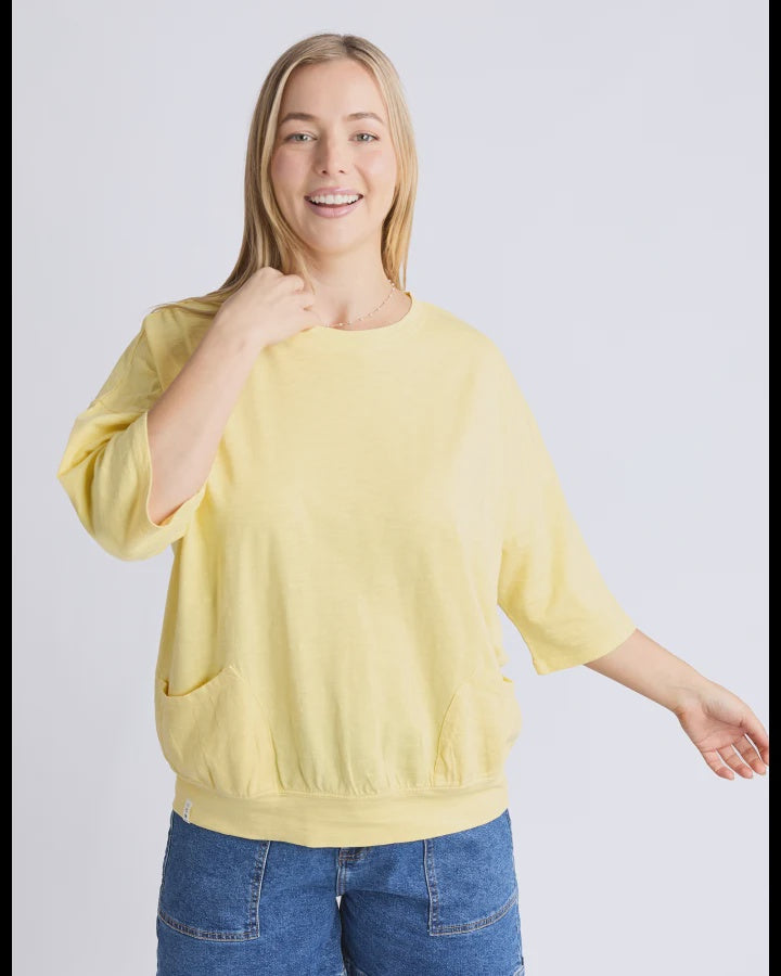 Maizie Sweat Pale Banana