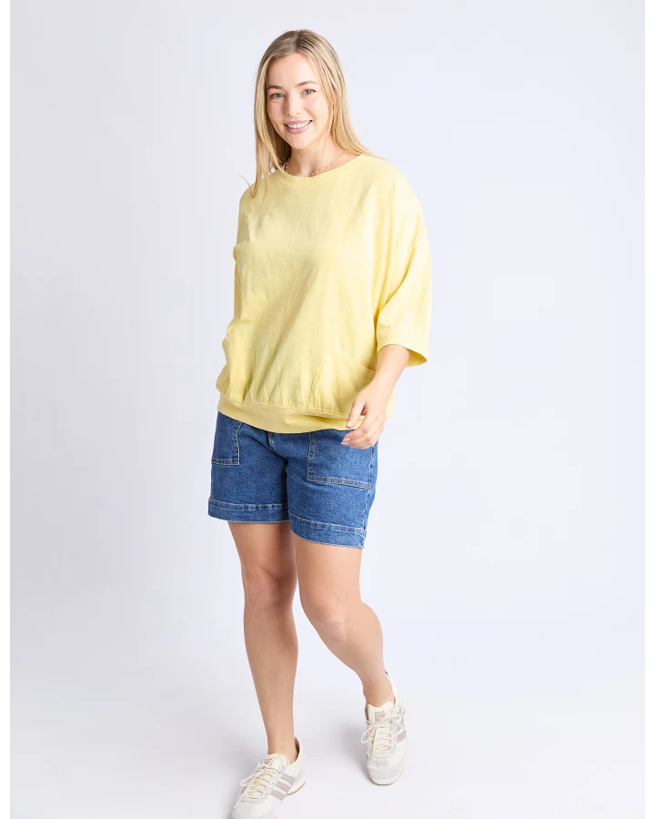 Maizie Sweat Pale Banana