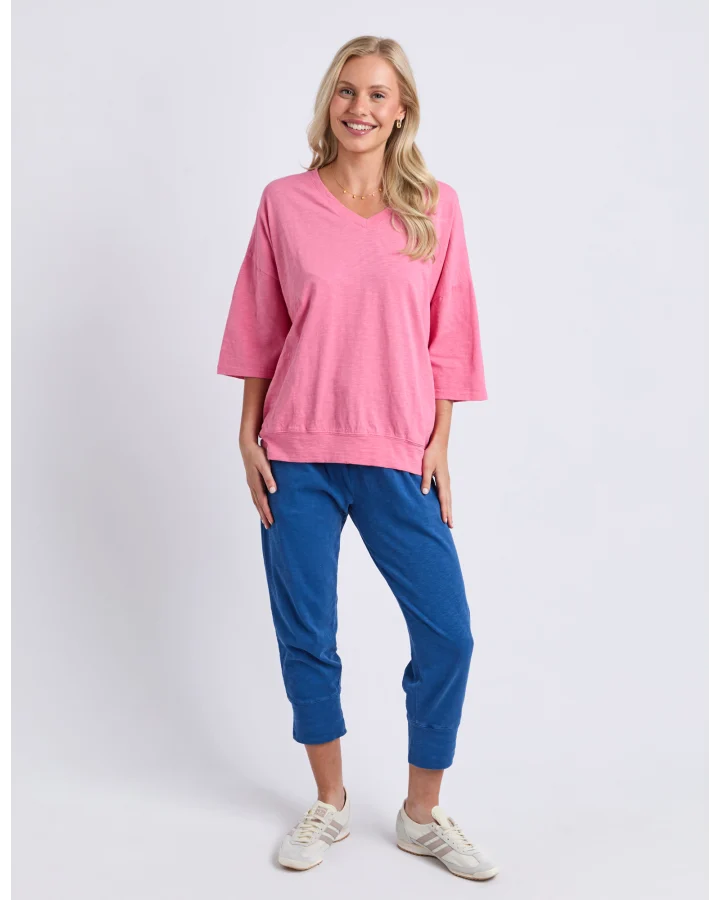 Maizie Vee Neck Pink Lemonade