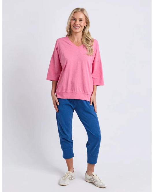 Maizie Vee Neck Pink Lemonade