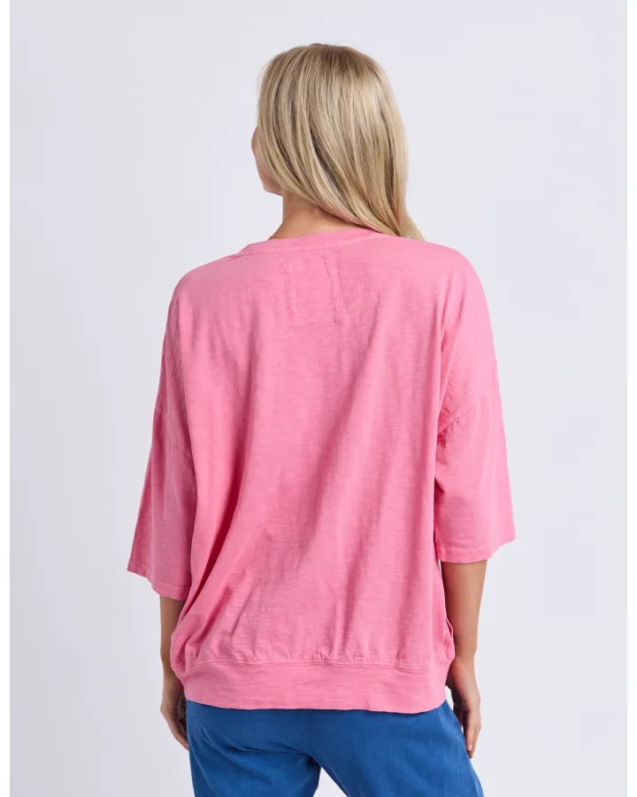 Maizie Vee Neck Pink Lemonade